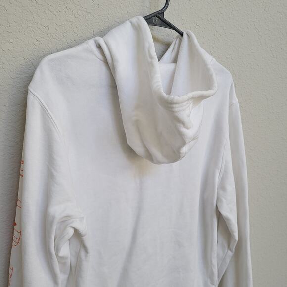 Naruto Sweatshirt Womens Medium Shippuden Anime Sasuke White Pullover hoodie - Picture 9 of 10